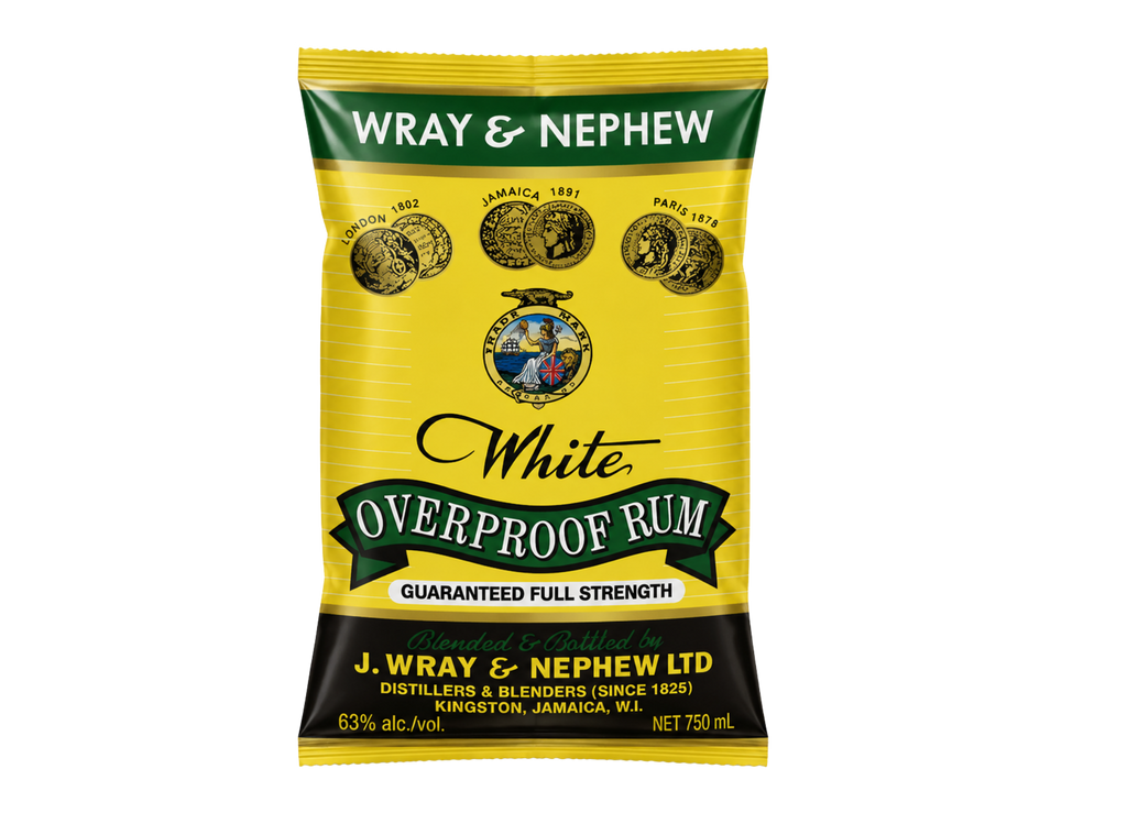 Wray & Nephew Inspired Chip Bag Template | Jamaican Rum Party Favors (Digital Download)